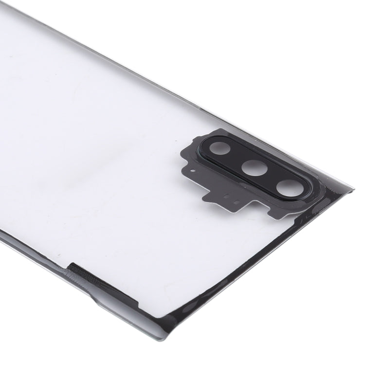 For Samsung Galaxy Note 10 N970 N9700 Transparent Battery Back Cover with Camera Lens Cover , For Galaxy Note 10