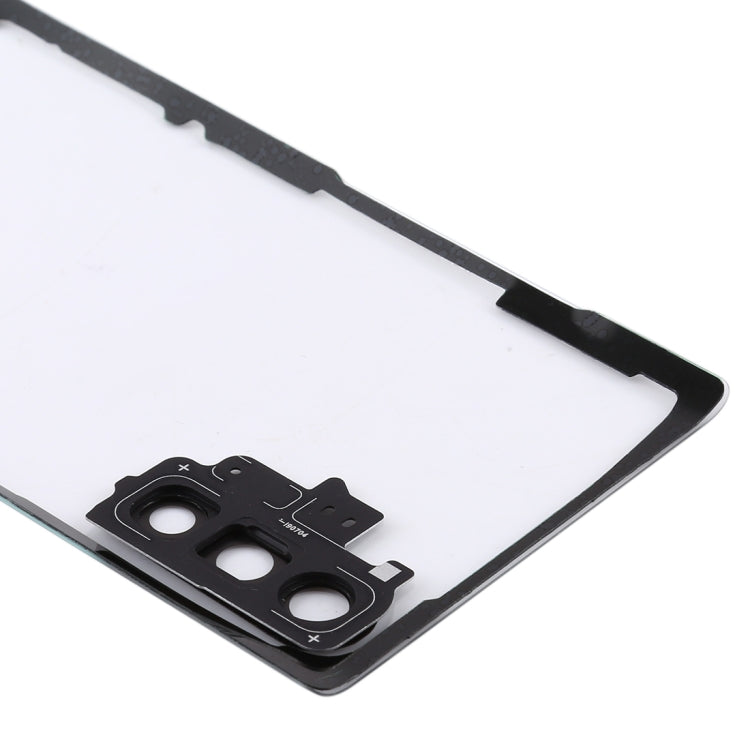 For Samsung Galaxy Note 10 N970 N9700 Transparent Battery Back Cover with Camera Lens Cover , For Galaxy Note 10