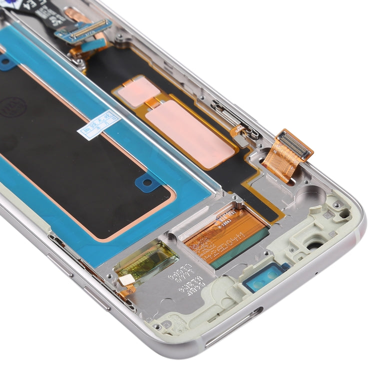 Original Super AMOLED Material LCD Screen and Digitizer Full Assembly(with Frame / Charging Port Flex Cable / Power Button Flex Cable / Volume Button Flex Cable) for Galaxy S7 Edge / G935F / G935FD, For Samsung Galaxy S7 Edge  (Super AMOLED)...