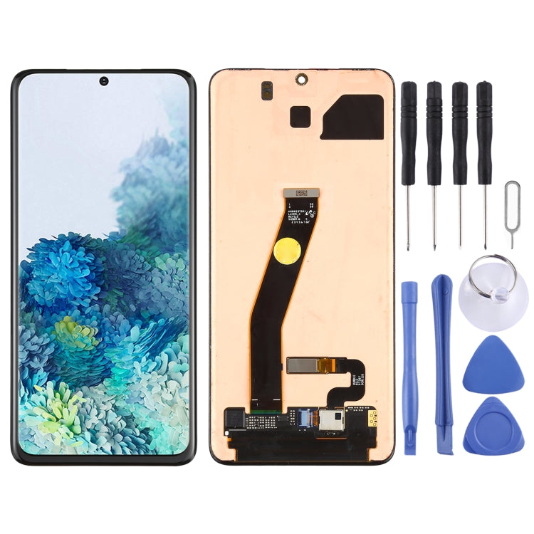 Original Dynamic AMOLED Material LCD Screen and Digitizer Full Assembly for Galaxy S20 4G, For Samsung Galaxy S20 4G (Original )