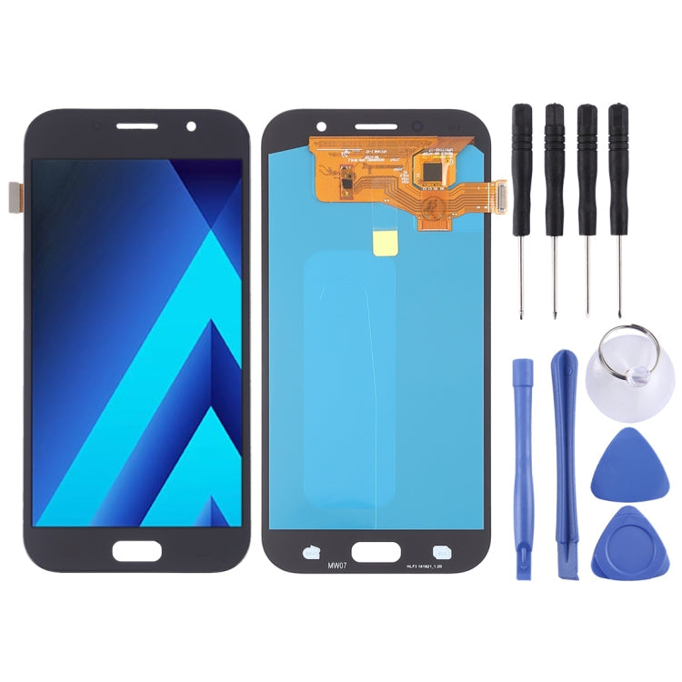 LCD Screen and Digitizer Full Assembly (OLED Material ) for Galaxy A7 (2017), A720F, A720F/DS, For Galaxy A7 (2017) OLED, For Samsung Galaxy A7 (2017) OLED