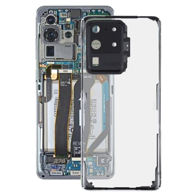 For Samsung Galaxy S20 Ultra SM-G988 SM-G988U SM-G988U1 SM-G9880 SM-G988B/DS SM-G988N SM-G988B SM-G988W Glass Transparent Battery Back Cover , For Samsung Galaxy S20 Ultra
