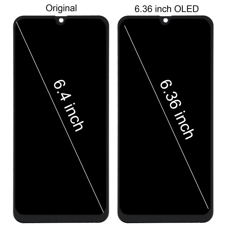 6.36 inch OLED Material LCD Screen and Digitizer Full Assembly for Samsung Galaxy A50 SM-A505, For Samsung Galaxy A50(6.36 inch OLED Material)