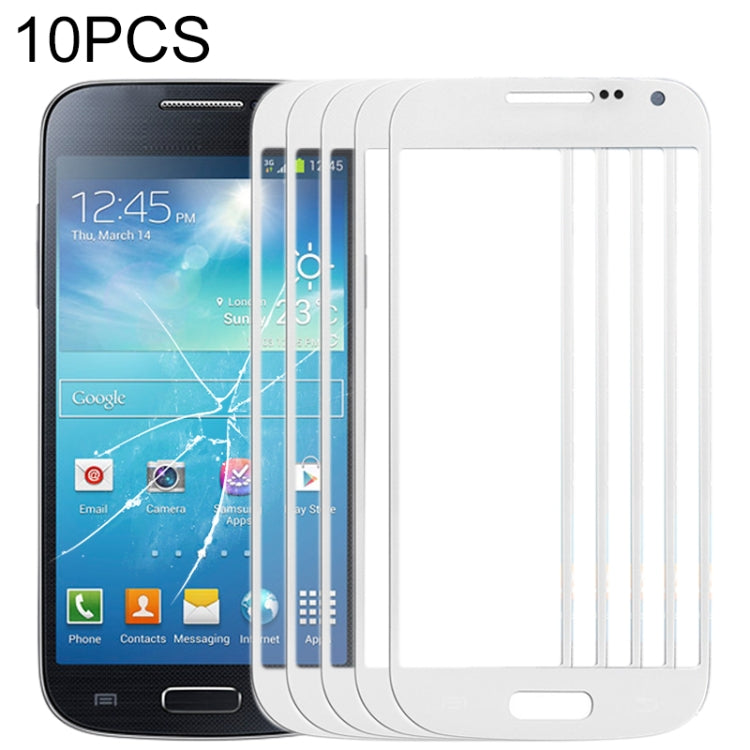 For Samsung Galaxy S IV mini / i9190 10pcs Front Screen Outer Glass Lens , For Samsung Galaxy S IV mini