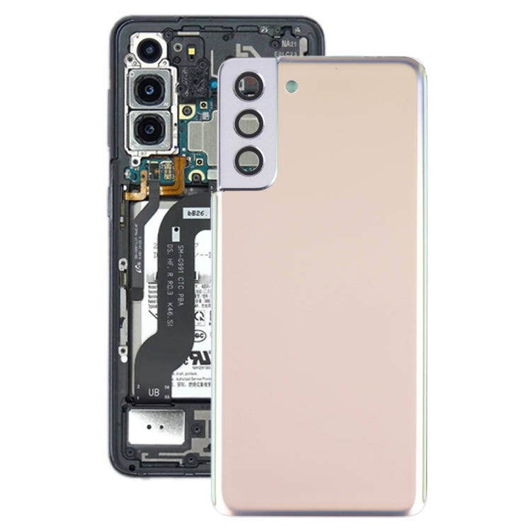 For Samsung Galaxy S21+ 5G Battery Back Cover with Camera Lens Cover , For Samsung Galaxy S21+ 5G(with Camera Cover)