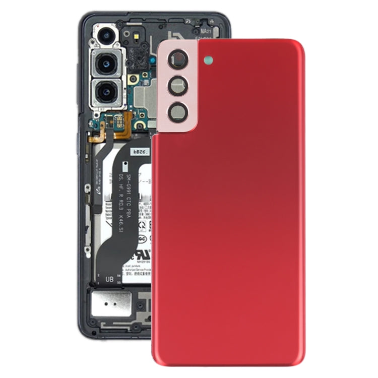 For Samsung Galaxy S21+ 5G Battery Back Cover with Camera Lens Cover , For Samsung Galaxy S21+ 5G(with Camera Cover)