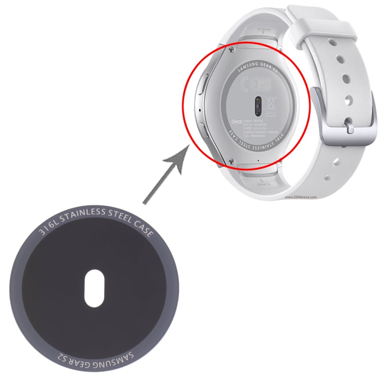 Back Glass Lens For Samsung Gear S2 SM-R720, SM-R720