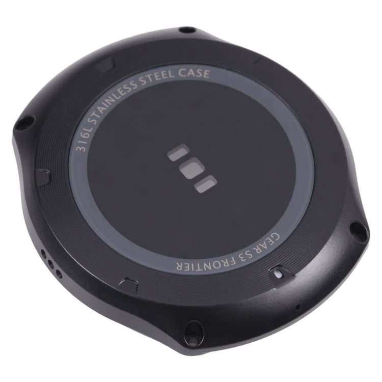 Rear Housing Cover with Glass Lens For Samsung Gear S3 Frontier SM-R760, SM-R760 (Black)