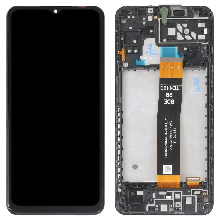 Original LCD Screen For Samsung Galaxy A04s SM-A047 Digitizer Full Assembly with Frame, For Samsung Galaxy A04s