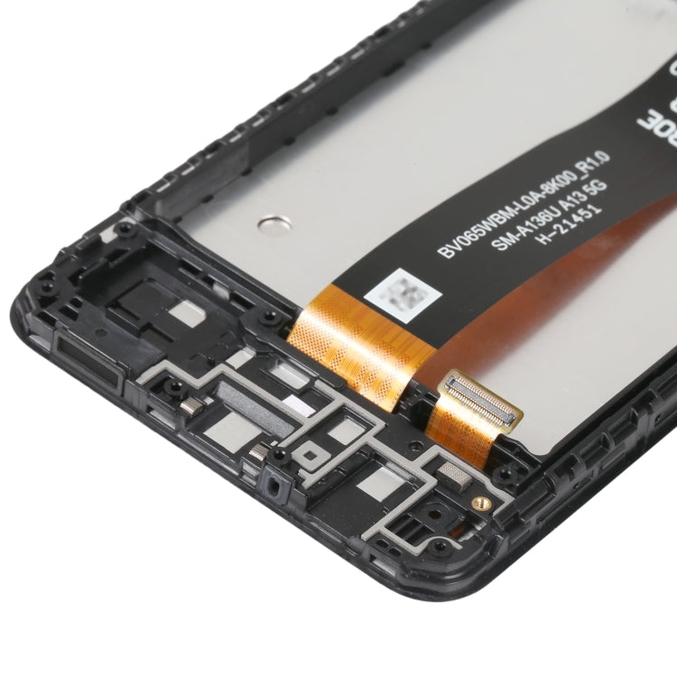 Original LCD Screen For Samsung Galaxy A04s SM-A047 Digitizer Full Assembly with Frame, For Samsung Galaxy A04s