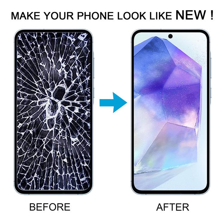 For Samsung Galaxy A55 SM-A556B OLED LCD Screen Digitizer Full Assembly with Frame