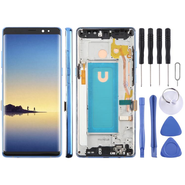 For Samsung Galaxy Note8 SM-N950F 6.25 inch TFT LCD Screen Digitizer Full Assembly with Frame, For Samsung Galaxy Note 8 SM-N950F 6.25 inch (Not Fingerprint)