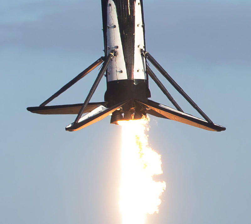 "SpaceX Boosters Landing" on Framed Canvas, Acrylic, Canvas, Framed Prints or Print-only