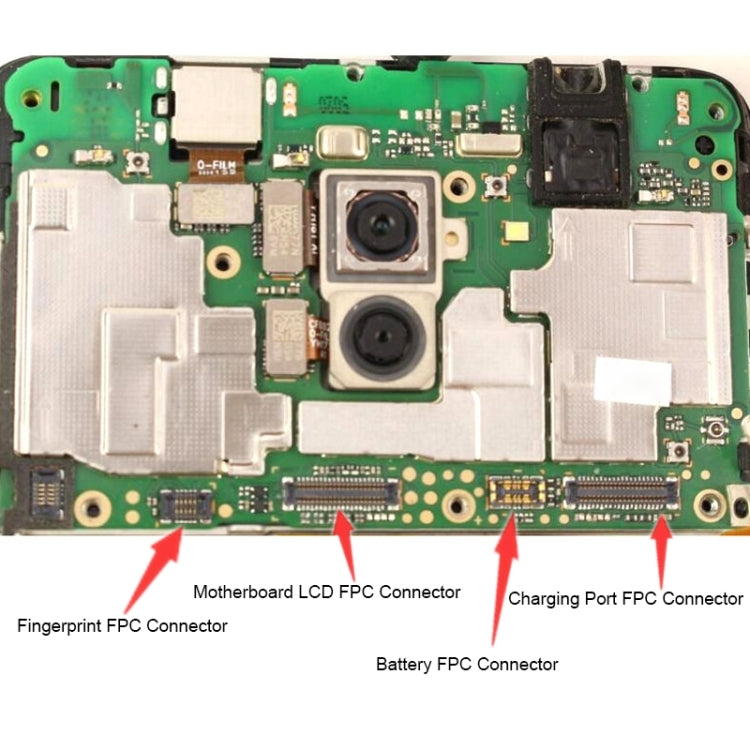 10 PCS Motherboard LCD Display FPC Connector for Huawei P30 Lite / Nova 4e, For Huawei P30 Lite