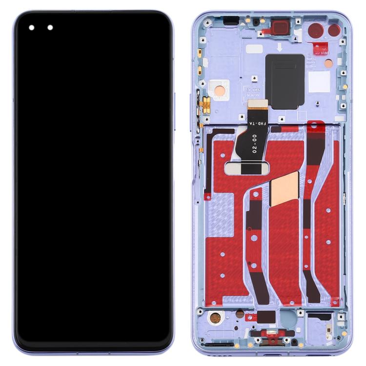 LCD Screen and Digitizer Full Assembly with Frame for Huawei Nova 6 5G, For Huawei Nova 6 5G, For Huawei Nova 6 5G (Dark Blue), For Huawei Nova 6 5G(Purple)