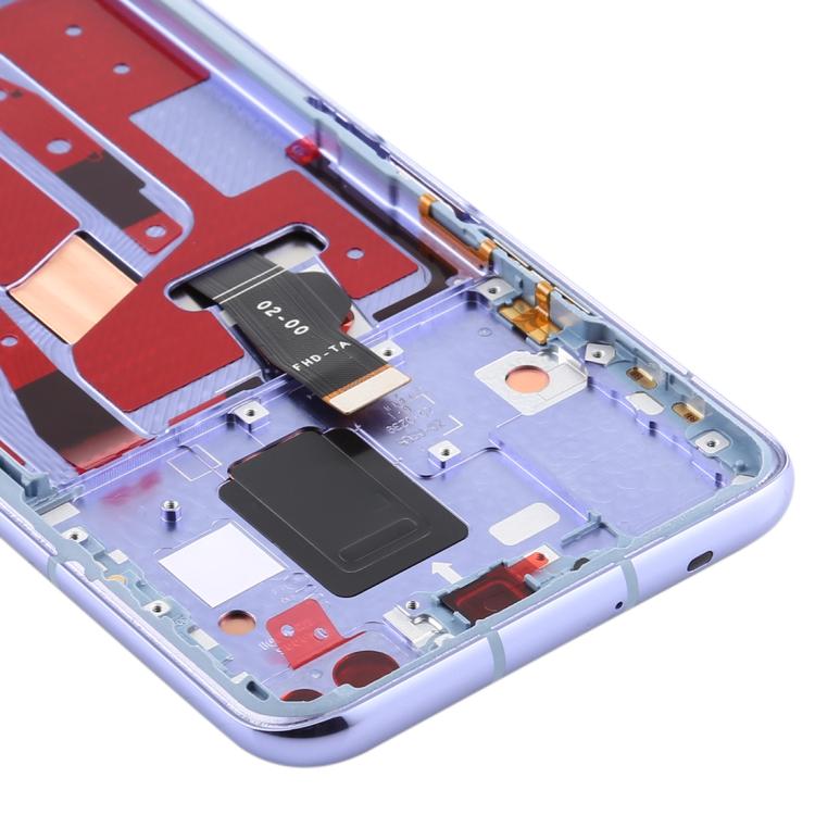 LCD Screen and Digitizer Full Assembly with Frame for Huawei Nova 6 5G, For Huawei Nova 6 5G, For Huawei Nova 6 5G (Dark Blue), For Huawei Nova 6 5G(Purple)