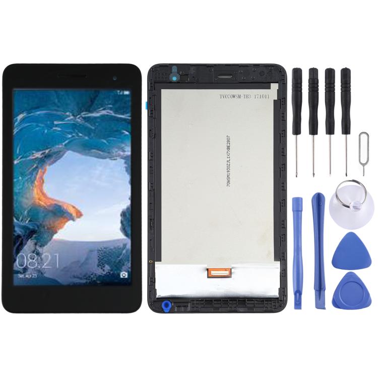 LCD Screen and Digitizer Full Assembly With Frame for Huawei MediaPad T2 7.0 BGO-DL09/BGO-L03, For Huawei MediaPad T2 7.0
