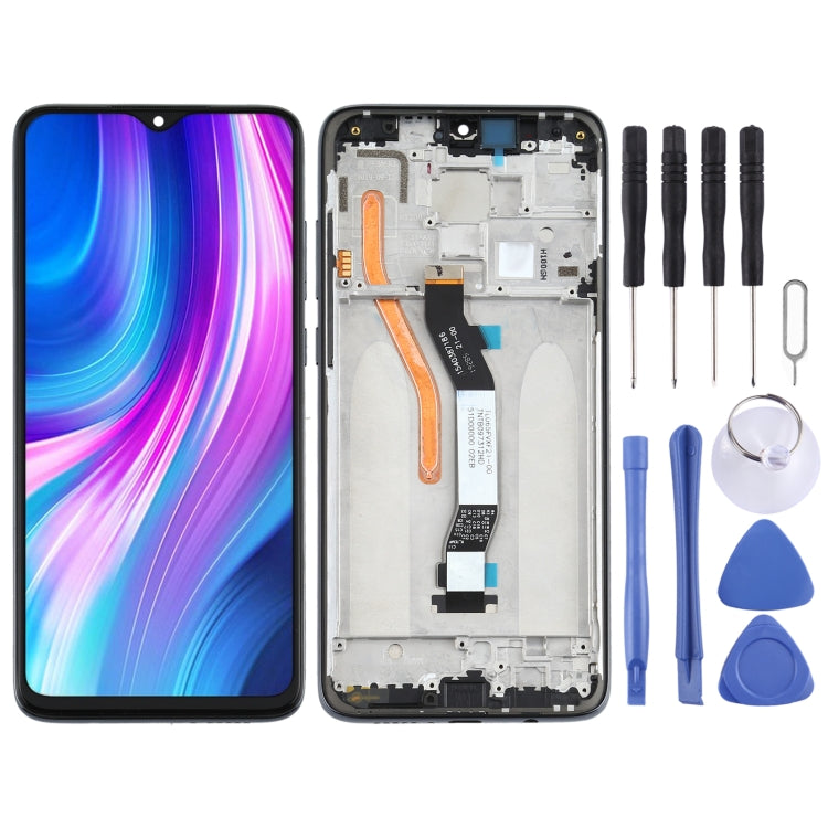 LCD Screen and Digitizer Full Assembly with Frame for Xiaomi Redmi Note 8 Pro(Single SIM Card), For Xiaomi Redmi Note 8 Pro, For Xiaomi Redmi Note 8 Pro (Sing card)