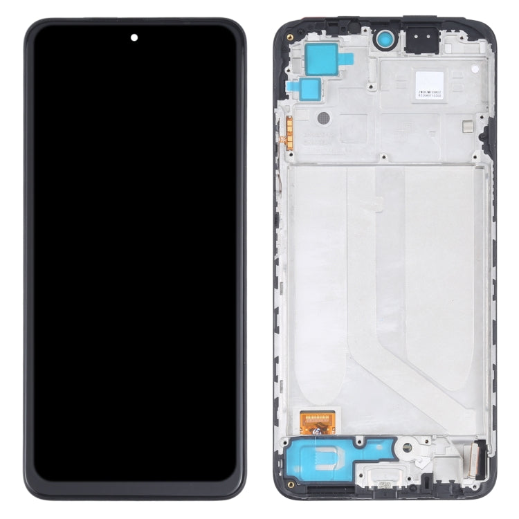 OLED Material LCD Screen and Digitizer Full Assembly With Frame for Xiaomi Redmi Note 10 4G / Redmi Note 10s 4G / Redmi Note 11 SE India / Poco M5s  M2101K7AI M2101K7AG M2101K7BG M2101K7BI M2101K7BNY...