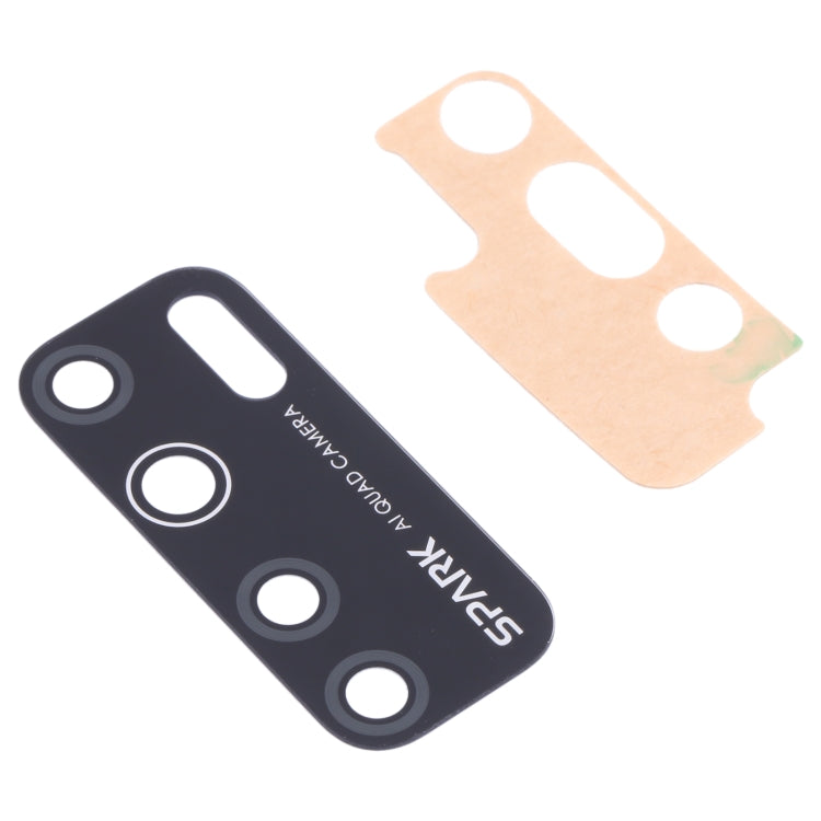 For Tecno Spark 5 / Spark 5 pro KE5, KD7 10pcs Back Camera Lens, For Tecno Spark 5 / Spark 5 pro