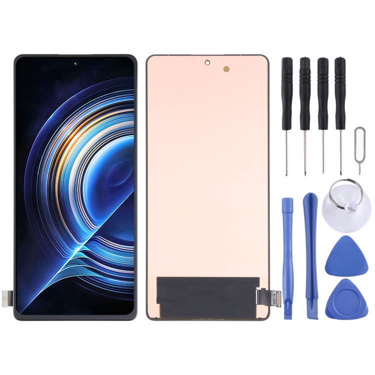 OLED Material Original LCD Screen and Digitizer Full Assembly for Xiaomi Redmi K50 Gaming/Poco F4 GT, For Xiaomi Redmi K50 Gaming/Poco F4 GT(OLED)
