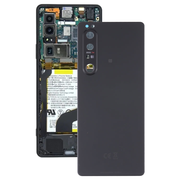Original Battery Back Cover with Camera Lens Frame for Sony Xperia 1 III, For Sony Xperia 1 III, For Sony Xperia 1 III(Original)