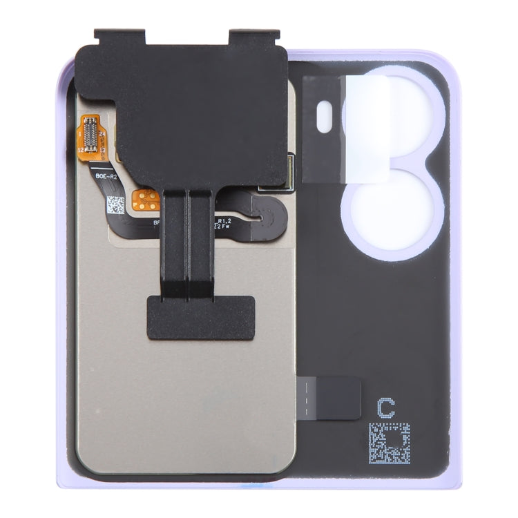 Original LCD Secondary Screen for OPPO Find N2 Flip With Digitizer Full Assembly, For OPPO Find N2 Flip(Secondary Screen), For OPPO Find N2 Flip (Black), For OPPO Find N2 Flip (Purple)