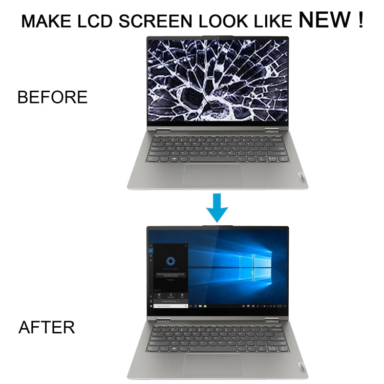 LCD Screen Digitizer Full Assembly with Frame for Lenovo Yoga 14cITL 2021, For Lenovo Yoga 14cITL 2021
