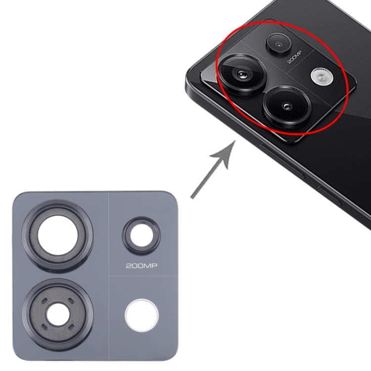 For Xiaomi Redmi Note 13 Pro 5G Back Camera Lens Frame, For Xiaomi Redmi Note 13 Pro 5G
