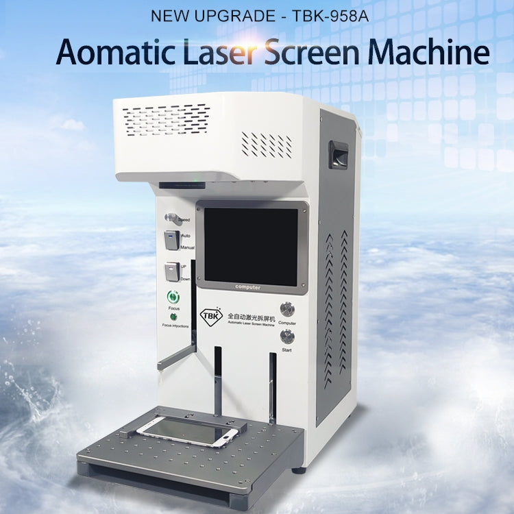 TBK-958A 220V Automatic Laser Cutting Machine Back Glass Remover Laser Separating Engraving Marking Machine, TBK-958A