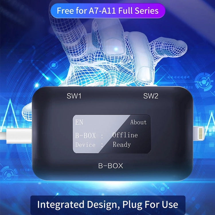 B-BOX Hard Disk Reading Writing Change SN Programming with 1.3 inch Screen for iPhone 7-11, B-BOX