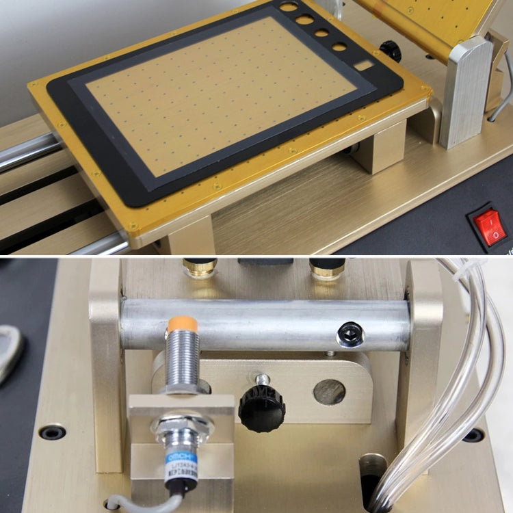 TBK-766 12 inch Tablet Automatic OCA Laminator Machine Polarizer Film Laminator Machine for LCD Repair Built-in Vacuum Pump, TBK-766