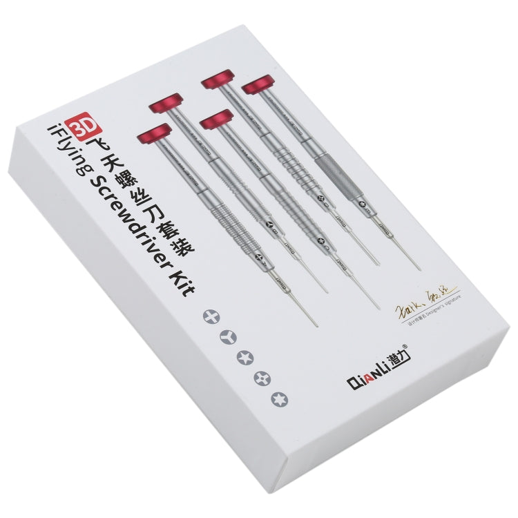 Qianli iFlying 5 in 1 Aluminum Handle Anti-slip Screwdriver, Qianli iFlying 5 in 1