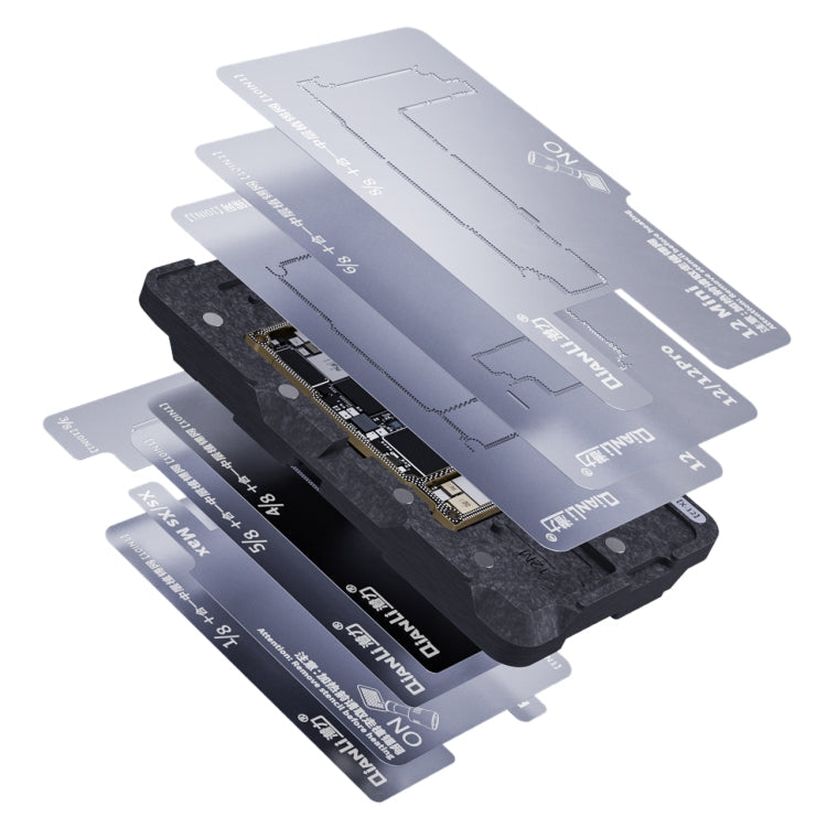 Qianli 10 in 1 Middle Frame Reballing Platform For iPhone X / XS / XS Max / 11 / 11 Pro / 11 Pro Max / 12 / 12 Pro / 12 mini / 12 Pro Max, For iPhone X-12 Pro Max