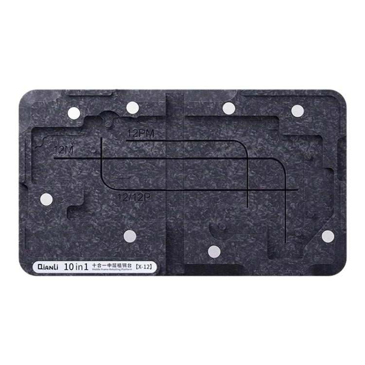 Qianli 10 in 1 Middle Frame Reballing Platform For iPhone X / XS / XS Max / 11 / 11 Pro / 11 Pro Max / 12 / 12 Pro / 12 mini / 12 Pro Max, For iPhone X-12 Pro Max
