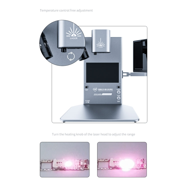 TBK R2201 Intelligent Thermal Infrared Imager Analyzer with Microscope, UK Plug, TBK R2201(UK Plug), TBK R2201(US Plug), TBK R2201(EU Plug), TBK R2201(AU Plug)