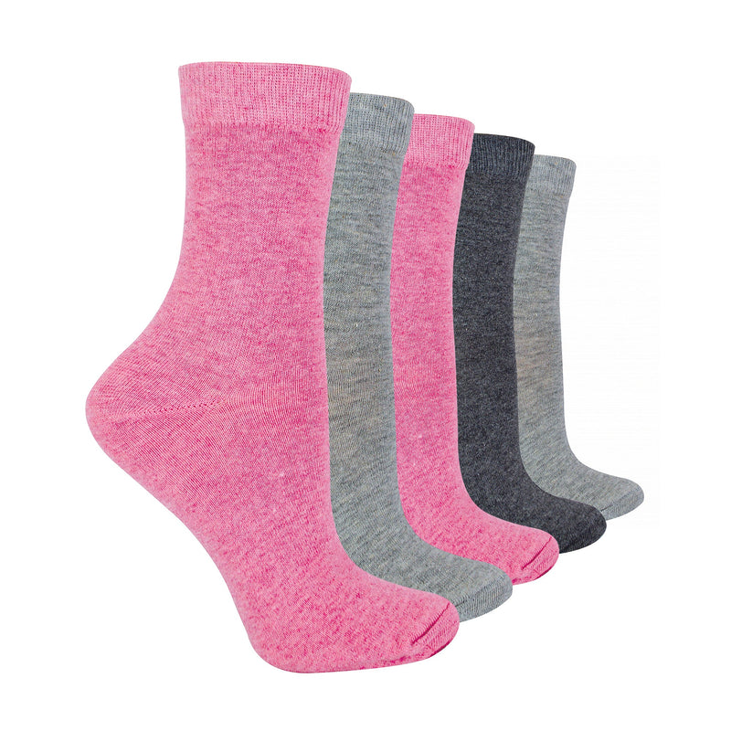 10 Pack Ladies Value Pack Heel & Toe Socks