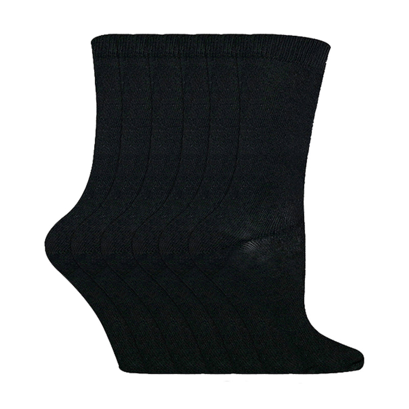 6 Pack Girls & Boys Super Soft Breathable Organic Bamboo Socks
