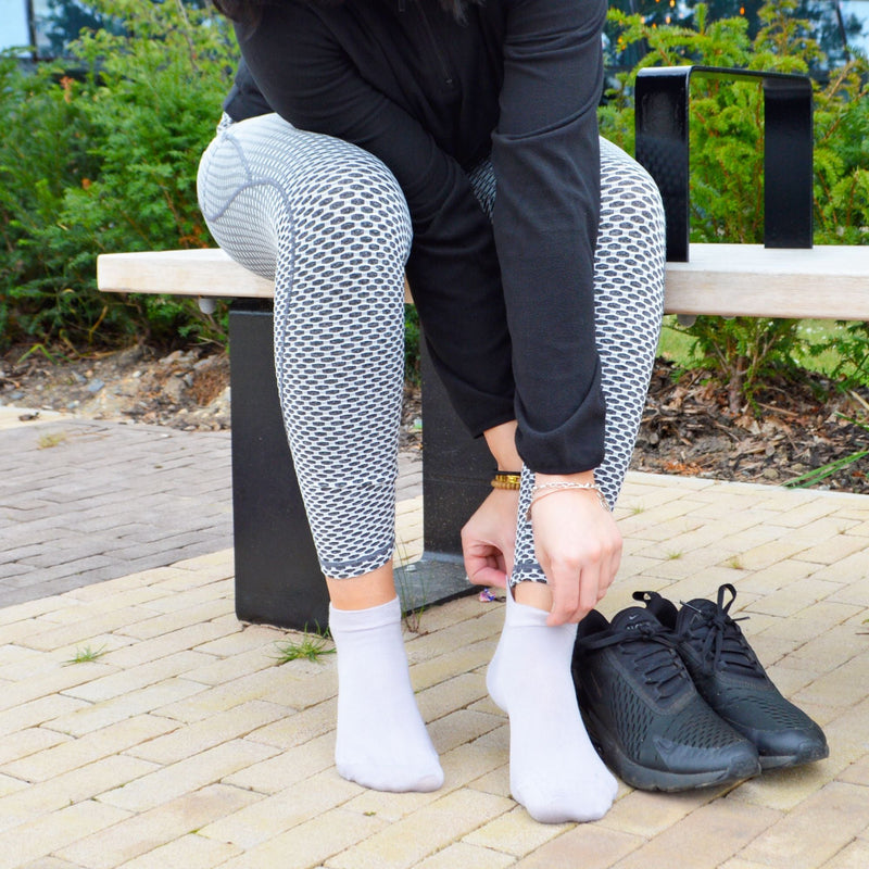 4 Pack Unisex Luxury Bamboo Low Cut Trainer Socks