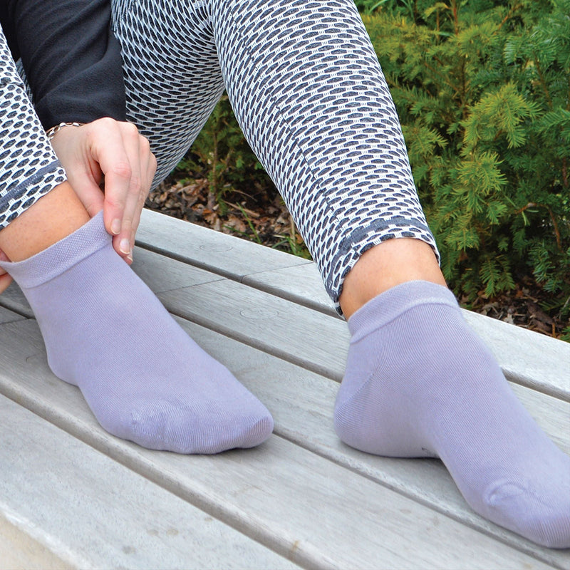 4 Pack Unisex Luxury Bamboo Low Cut Trainer Socks