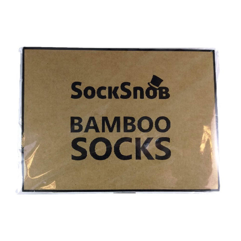 4 Pack Unisex Luxury Bamboo Crew Dress Socks