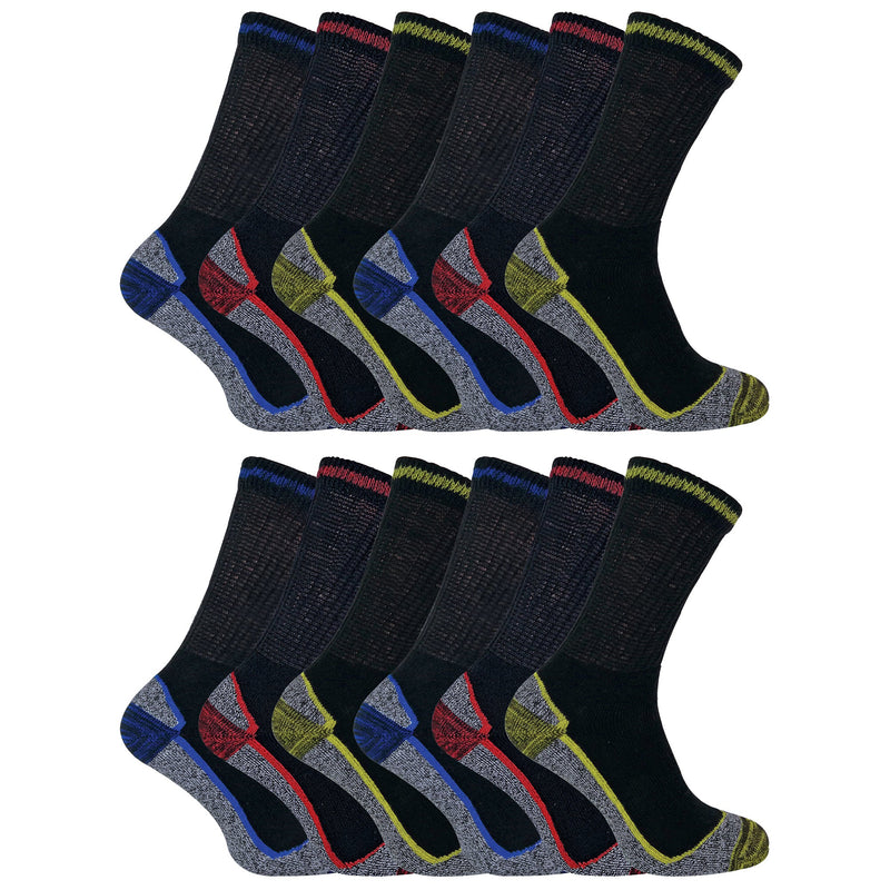 Mens / Ladies Summer Cotton Bamboo Work Socks (Multipack Options)