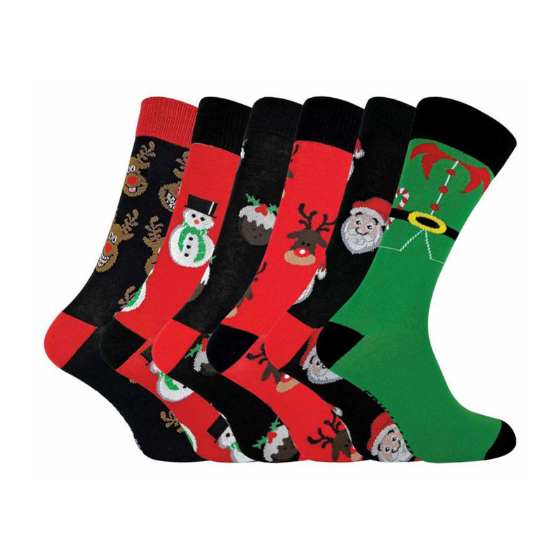 Mens Funny Christmas Dress Socks for Stocking Gift Ideas