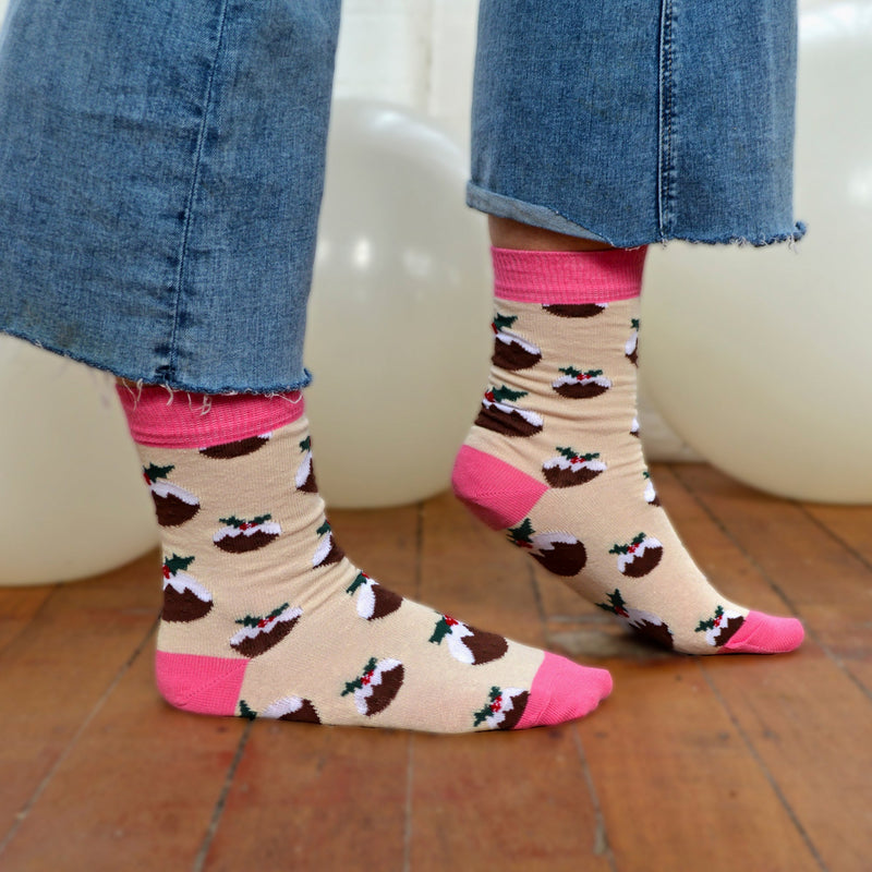 Ladies Novelty Festive Christmas Socks (Multipack Options)