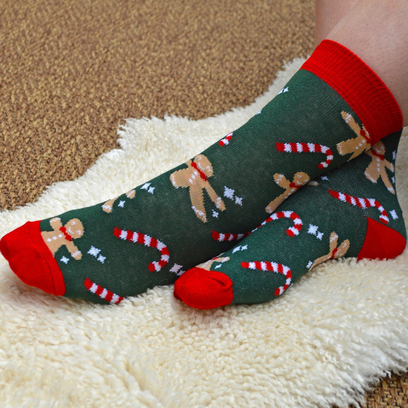 Ladies Novelty Festive Christmas Socks (Multipack Options)