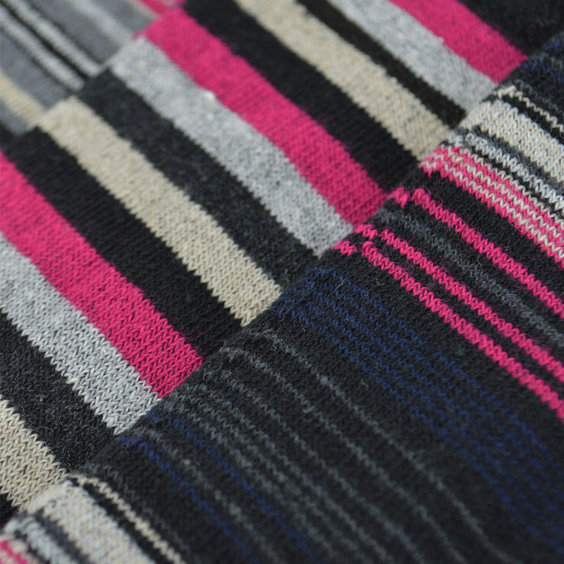 6 Pack Mens Colourful Striped Patterned Dress Cotton Socks