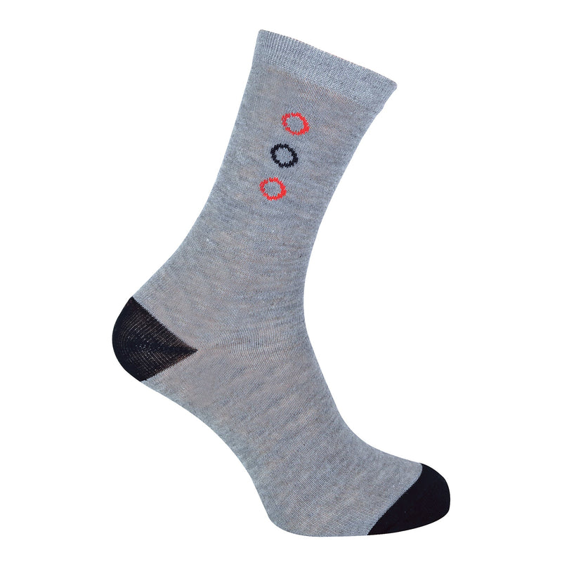 6 Pack Mens Blue Grey Argyle Striped Fashion Dress Socks