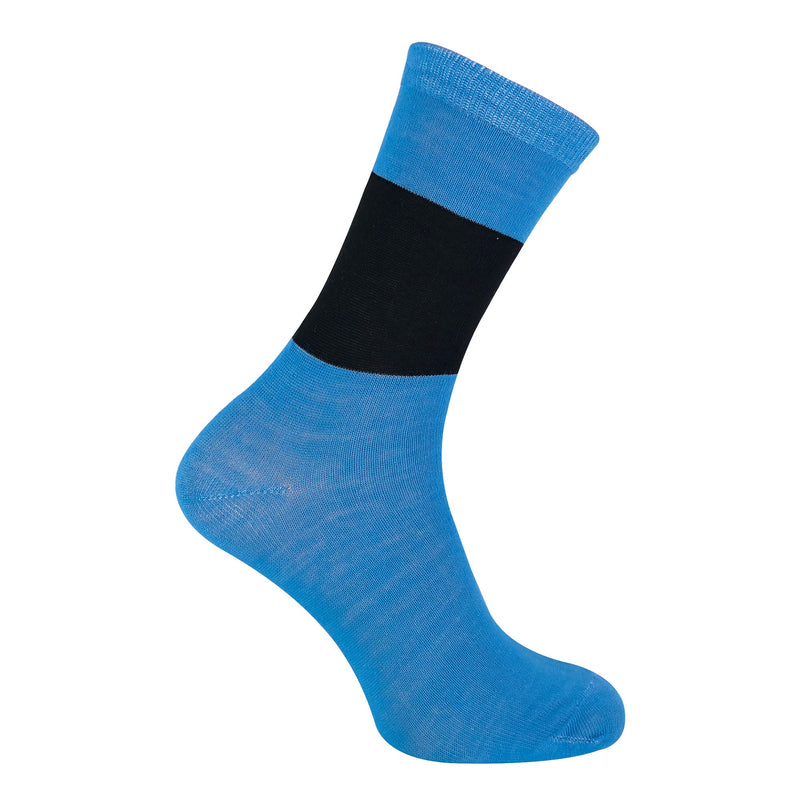 6 Pack Mens Blue Grey Argyle Striped Fashion Dress Socks