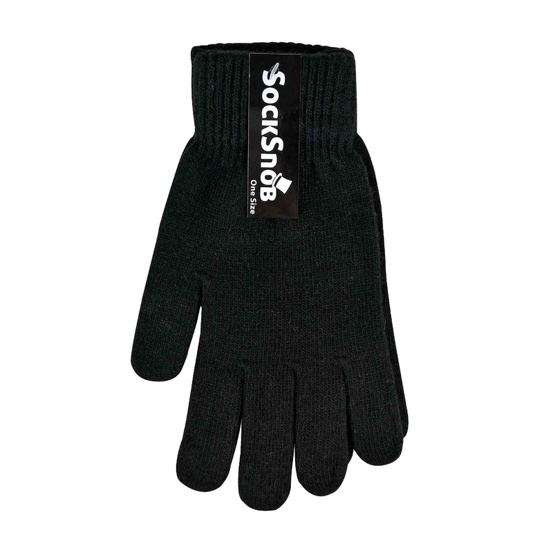 Mens Thin Knitted Winter Magic Thermal Wool Gloves