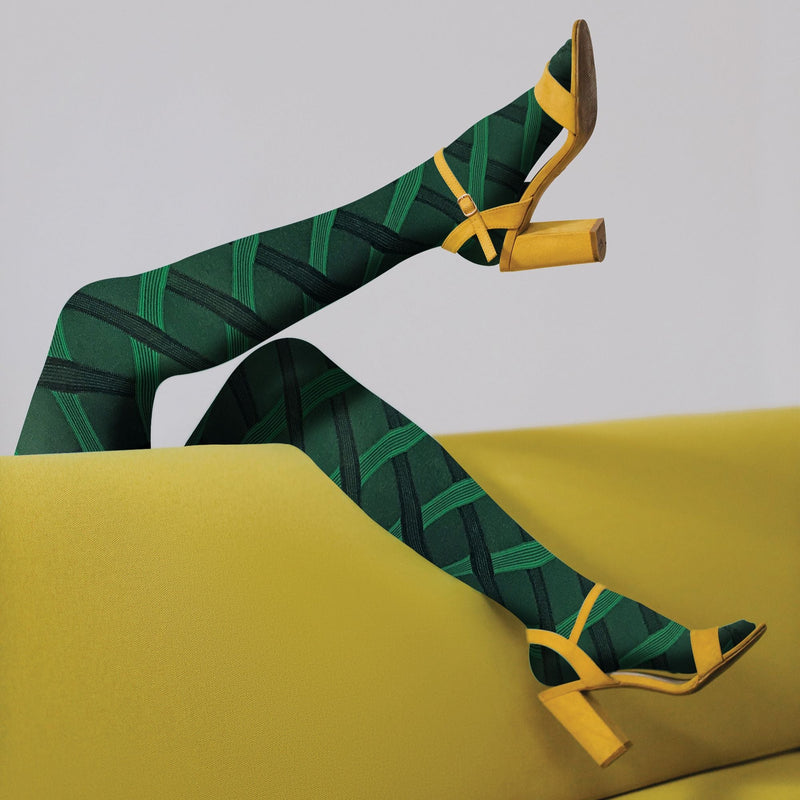 1 Pack Ladies Coloured 80 Denier Opaque Patterned Soft Tights